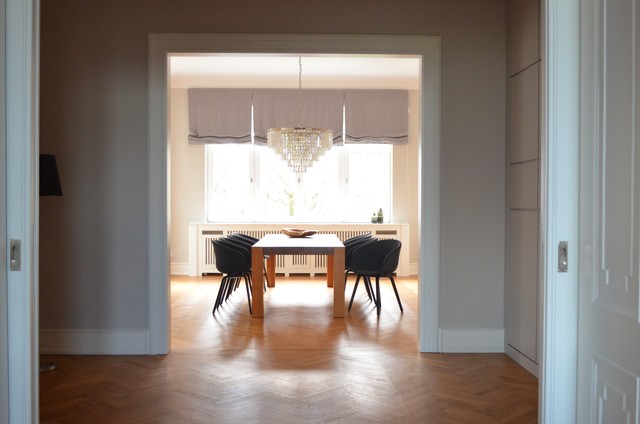 Jugendstil Maisonette Wohnung in Düsseldorf - Modern - Esszimmer