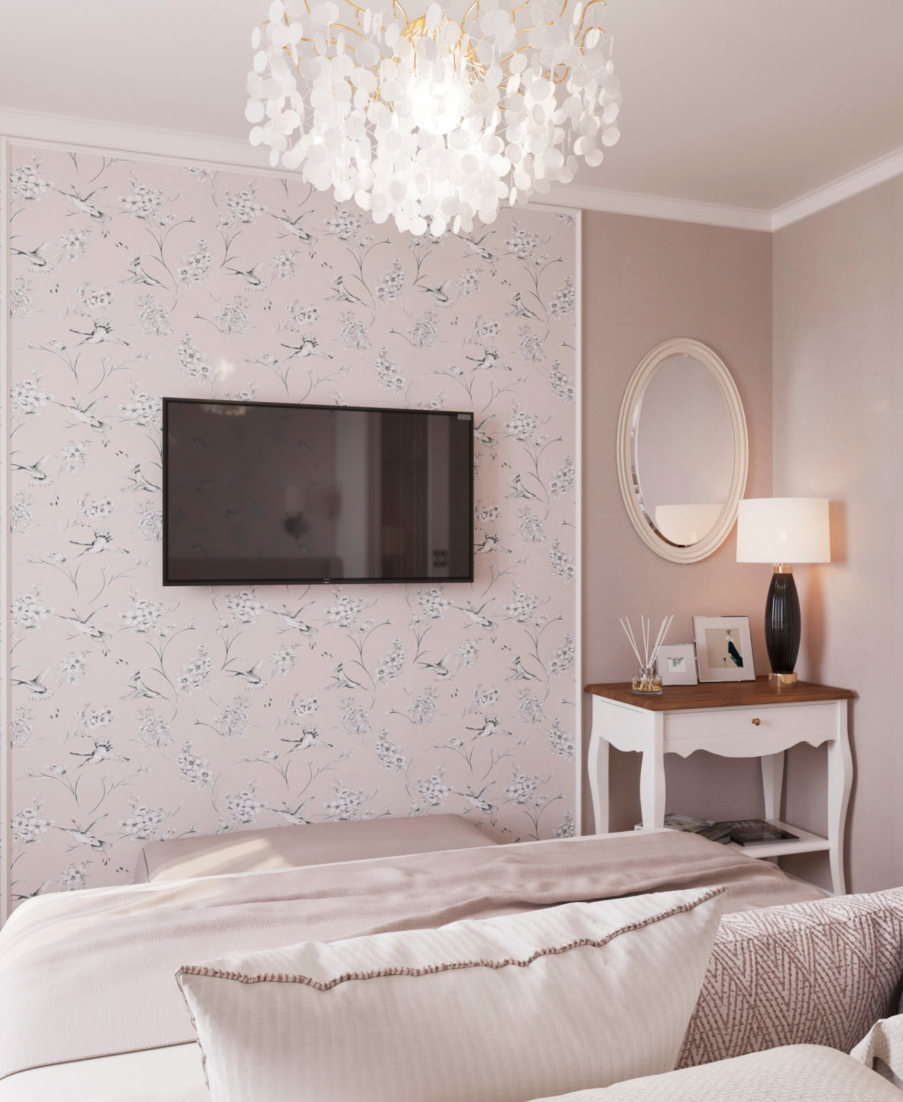 Квартира для молодой мамы и дочки 54 кв.м.