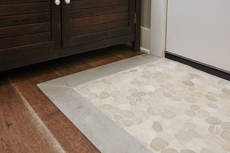 Tiled Rock Entry Rug