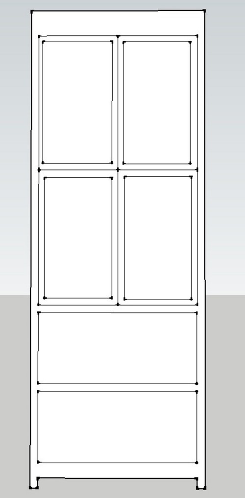 Pleasing dimensions for a linen closet