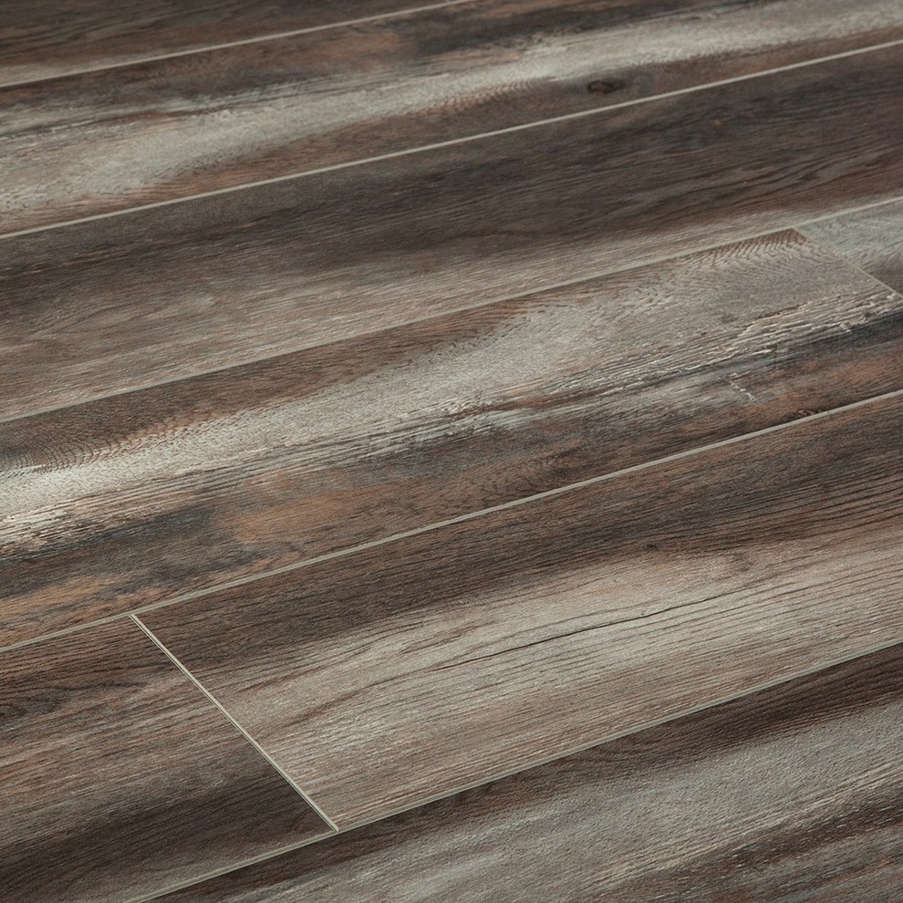 Lamton Laminate Floor 12mm Water Resistant AC3 Brown Farmhouse Laminate Flooring