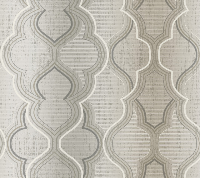 York Wallcoverings DM4942 Modern Ombre Damask Wallpaper Neutral -  Contemporary - Wallpaper - by The Savvy Decorator LLC | Houzz