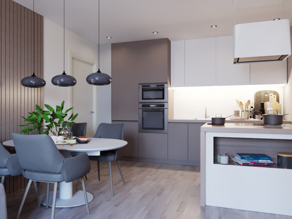 Дизайн проект двухкомнатной квартиры 72 кв.м