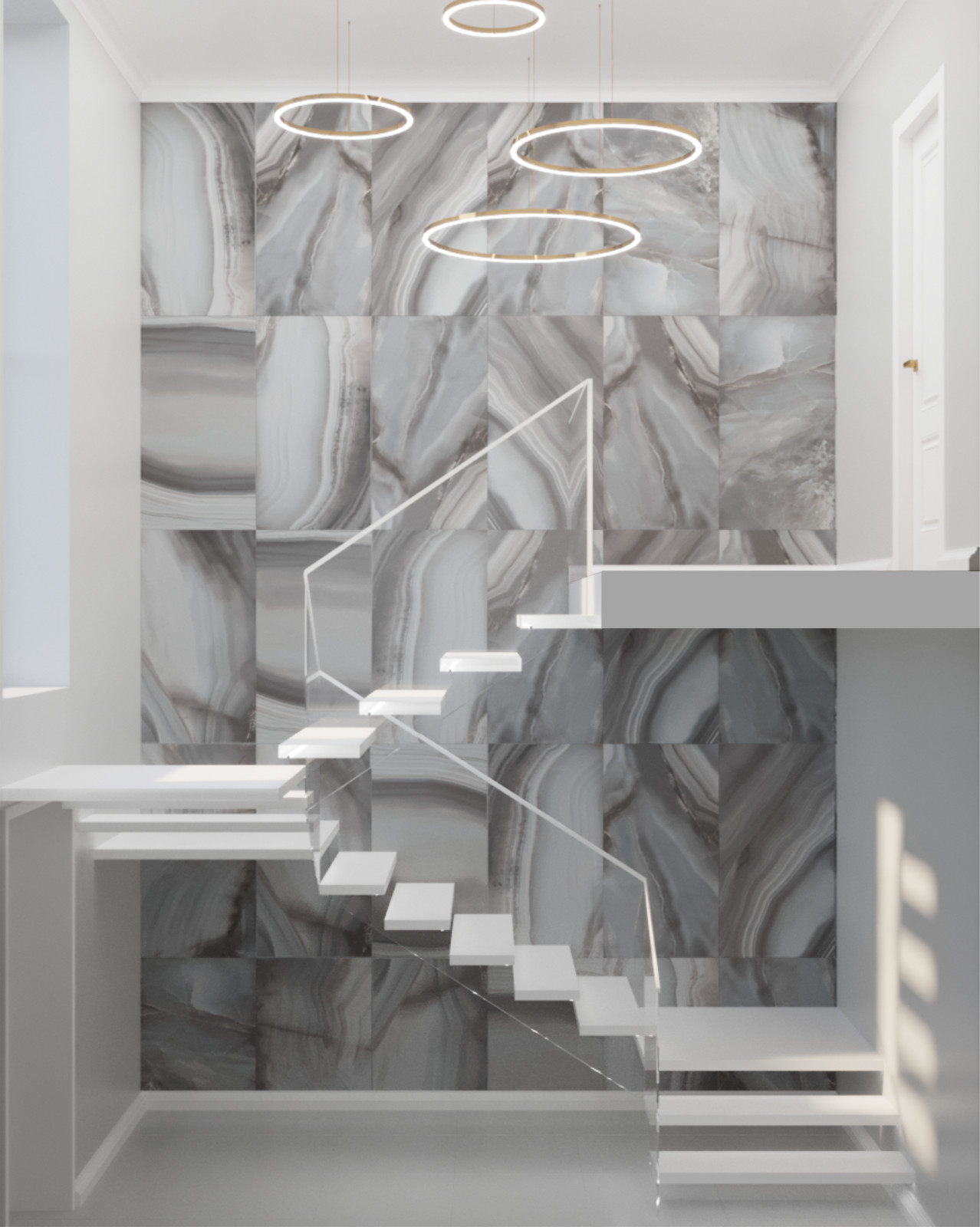 Проект интерьера двухэтажного дома