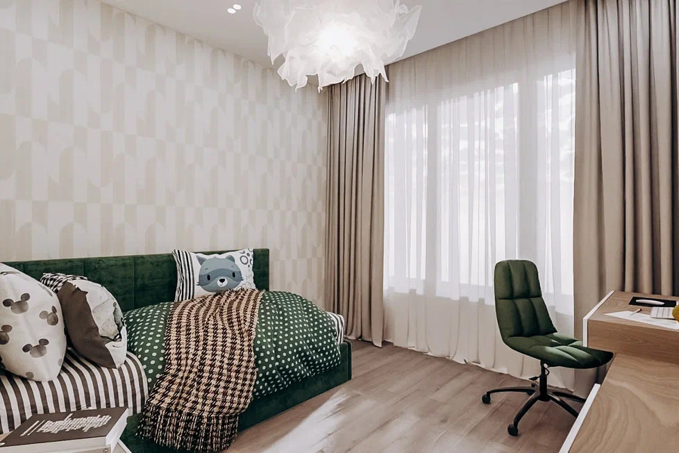 Планировка 3-х комнатной квартиры в современном стиле