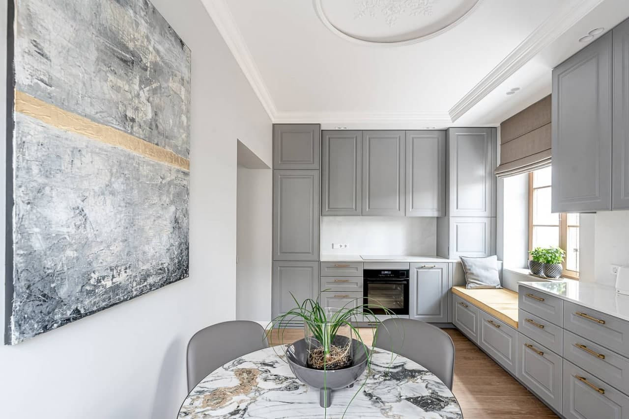 Дизайн-проект интерьера квартиры. Современный классический стиль