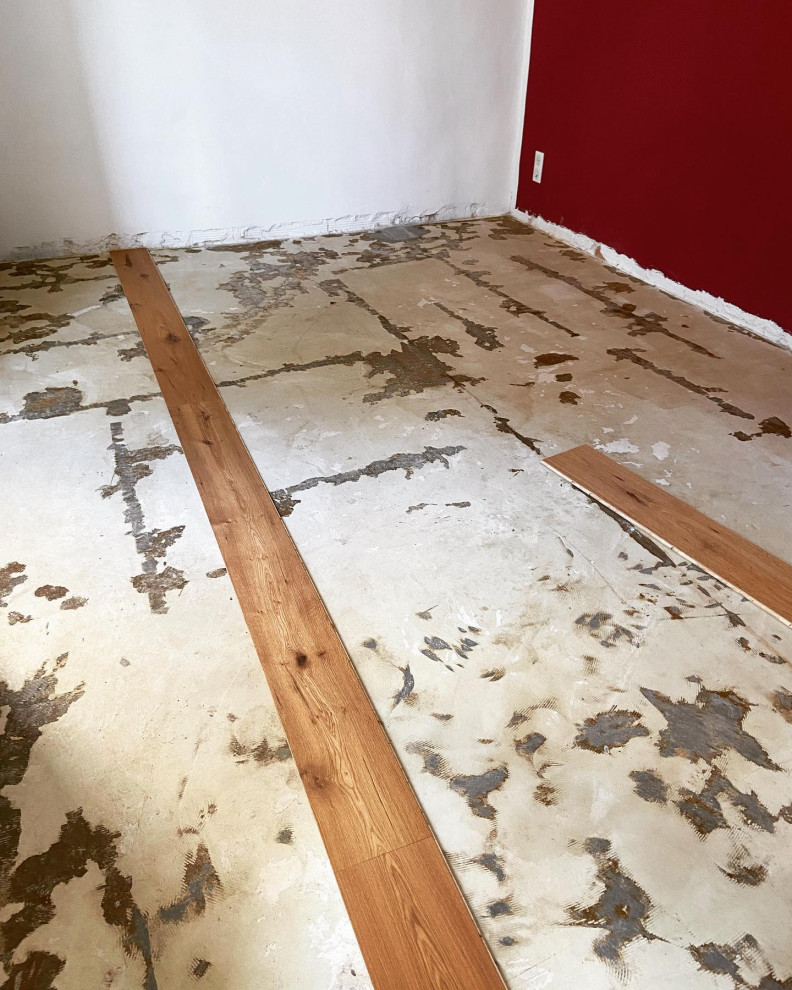 Pose d’un parquet contrecollé en chêne