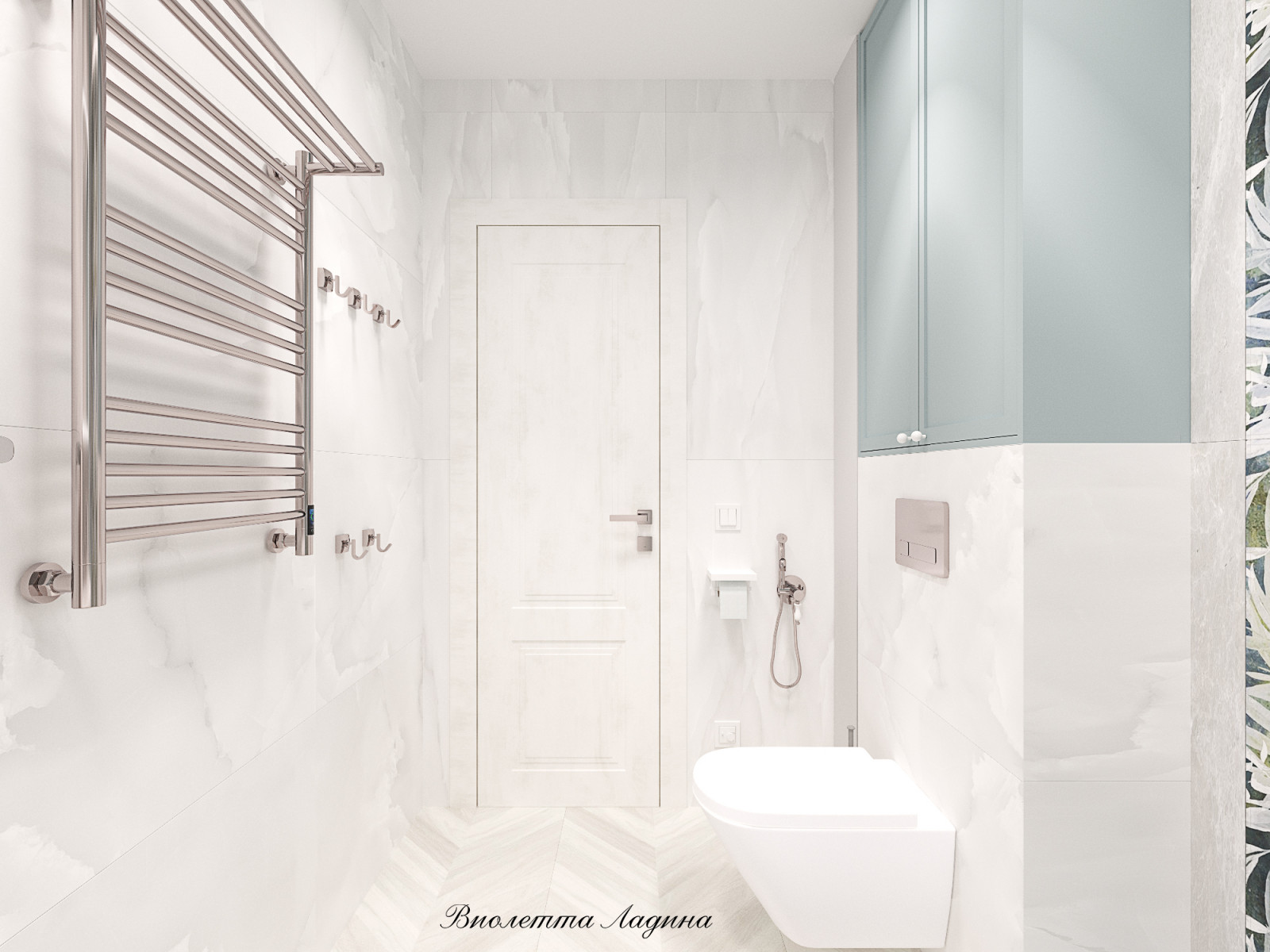 Квартира  в светлых тонах.. Двушка.