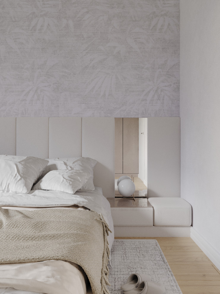 Спальня в нежных тонах