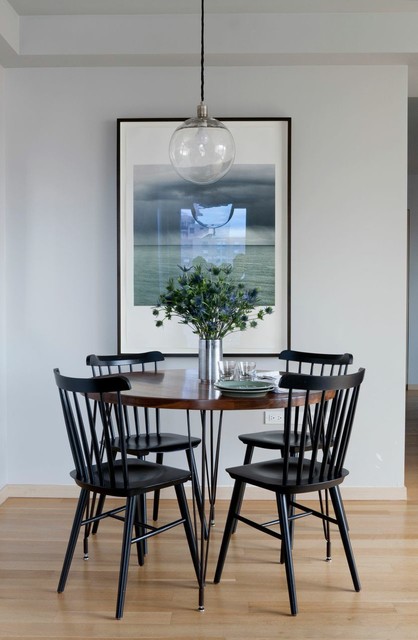 East Village Penthouse transitional-dining-room