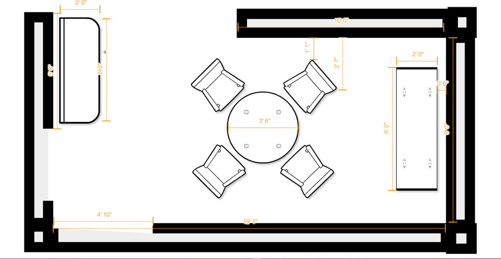 Need more help with breakfast room layout