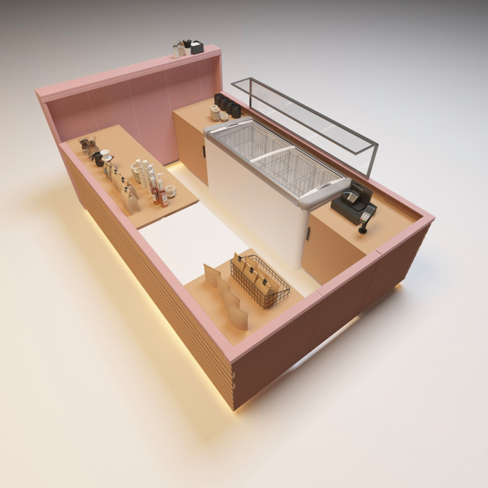 Дизайн островка мороженного