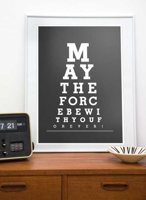 May the force be with You - Eye Chart