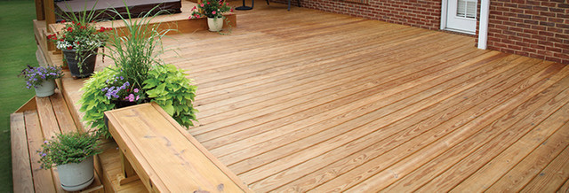 Getting all decked out. The latest in decking materials. contemporary-deck
