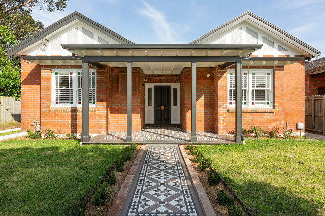 Haberfield sekelskiftes-entre