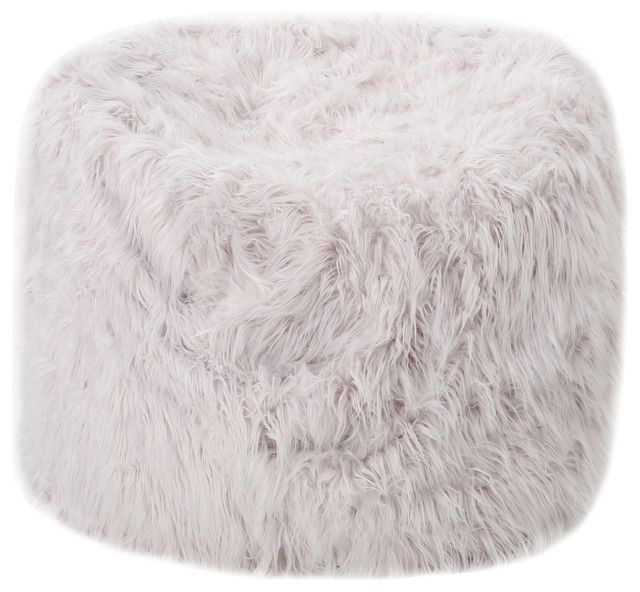 Lycus Faux Fur Bean Bag Chair Lavender Contemporary Chairs Lycus Faux Fur Bean Bag Chair Lavender Contemporary Chairs