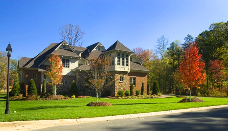 Design ideas for a transitional landscaping in Charlotte.