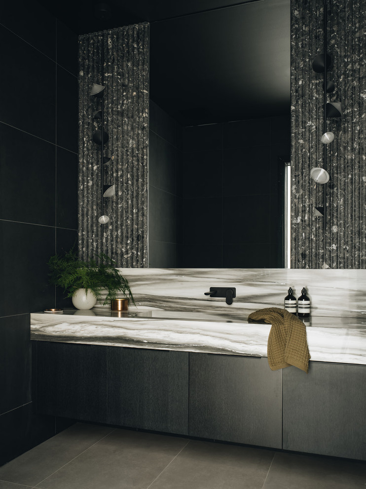Glen Heights Grandeur - Powder Room - Chicago - by DGI Design x Build ...