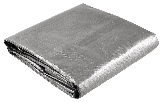 Full Size Heavy Duty Waterproof Tarpaulin Poly Cover Tarp Ground Sheet w// Eyelet