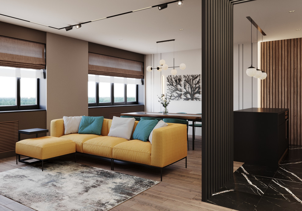 Дизайн интерьера квартиры в современном стиле в ЖК В Лесу