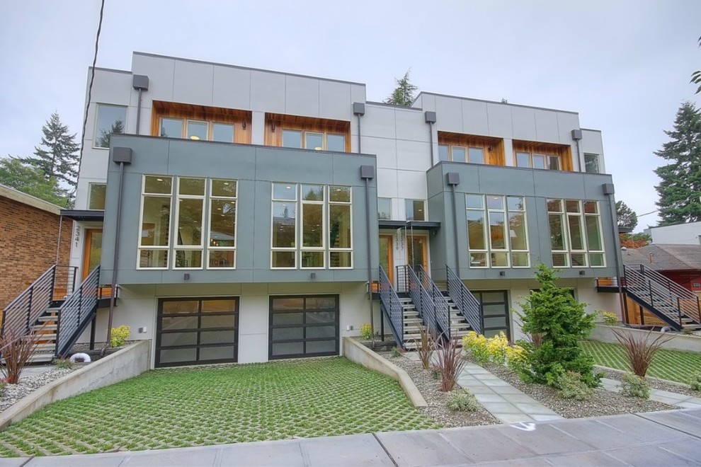 48th Street Duplex Contemporary Exterior Seattle by The Stone