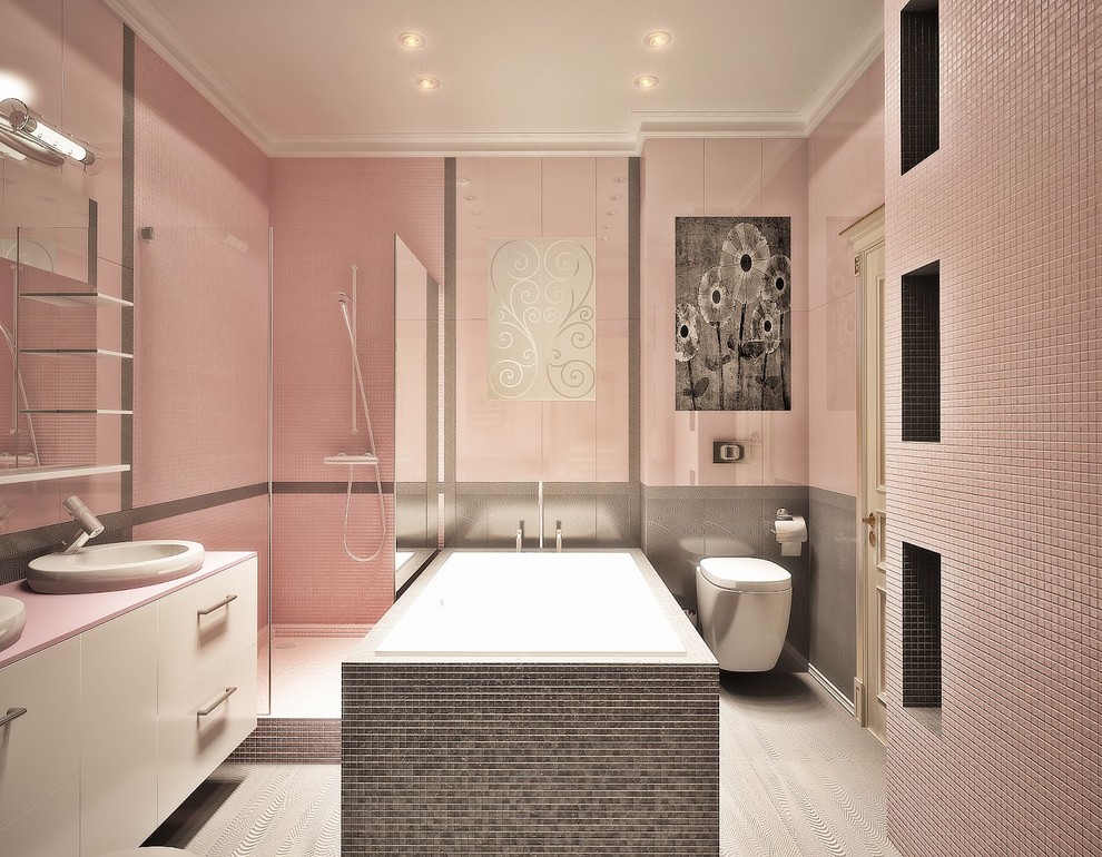 Дизайн-проект ванной комнаты от «Strekoza Design»