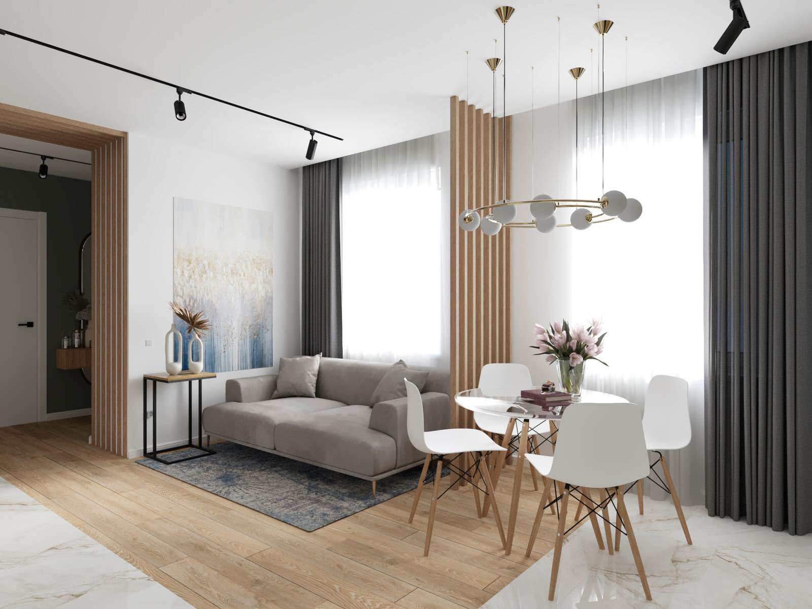 Дизайн проект интерьера квартиры г.Людиново