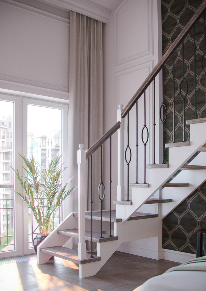 3х уровневая квартира в стиле современная классика