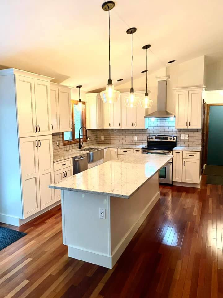 Inspiration for a transitional kitchen remodel in Other