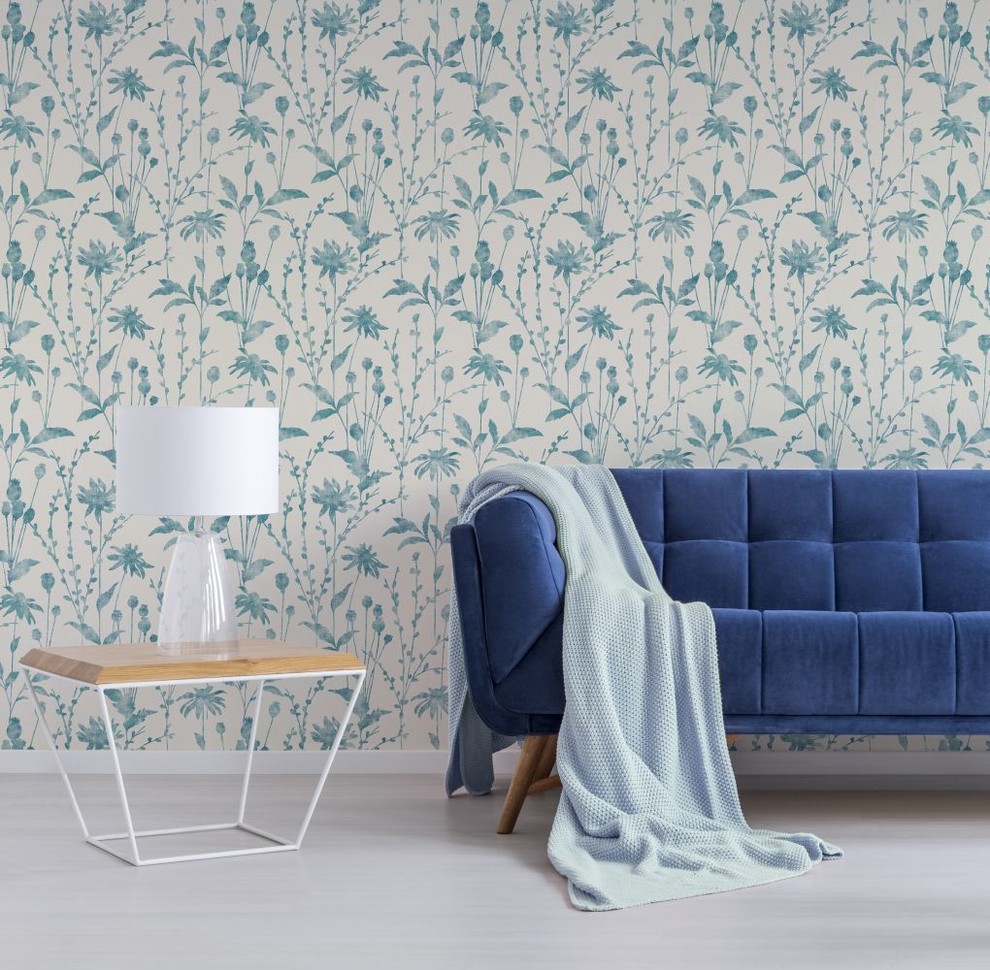 Living room wallpaper ideas Traditional Living Room Sussex by Wallpaperdirect UK