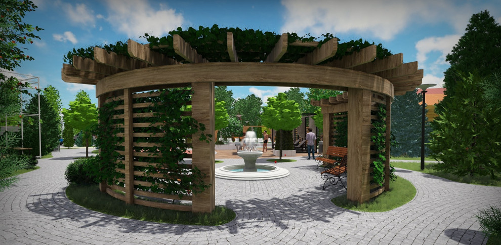 Проект гостиничного комплекса площадью 64 сотки