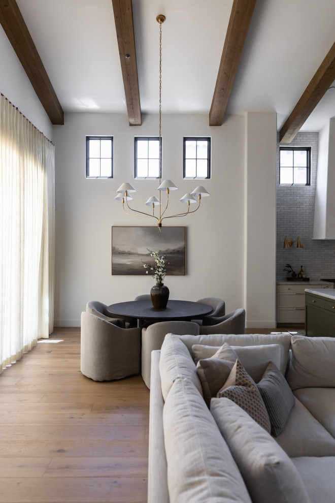 Inspiration for a transitional dining room remodel in Phoenix