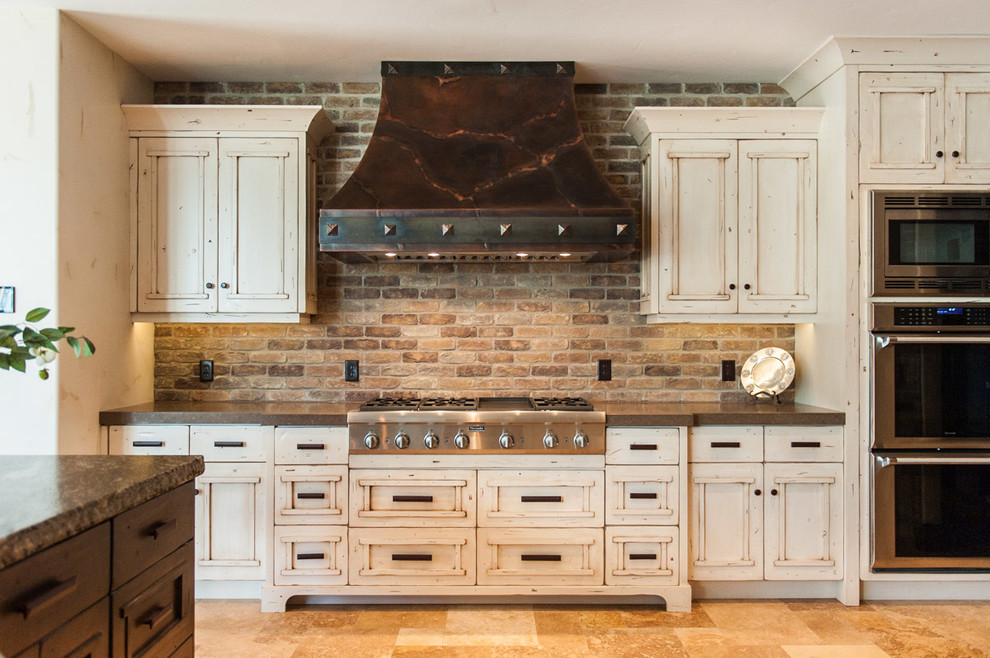 Mountain style kitchen photo in Salt Lake City
