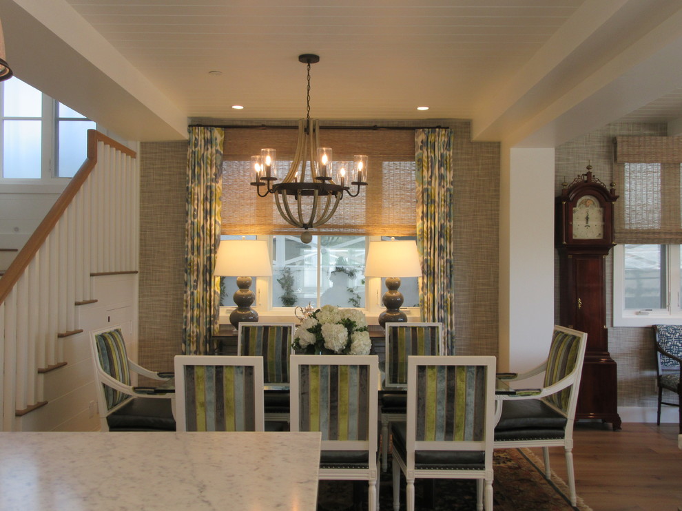 Inspiration for a dining room in Orange County.