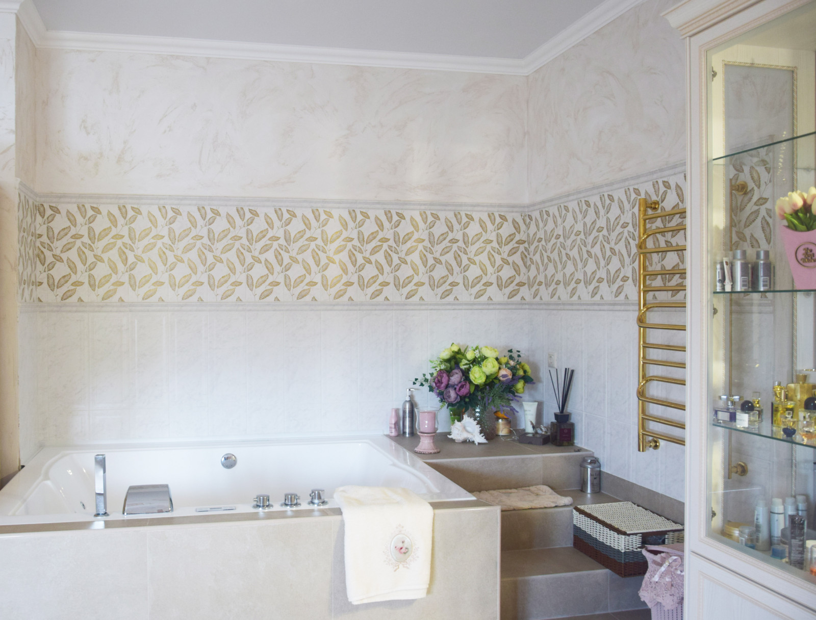 Пудровая роза