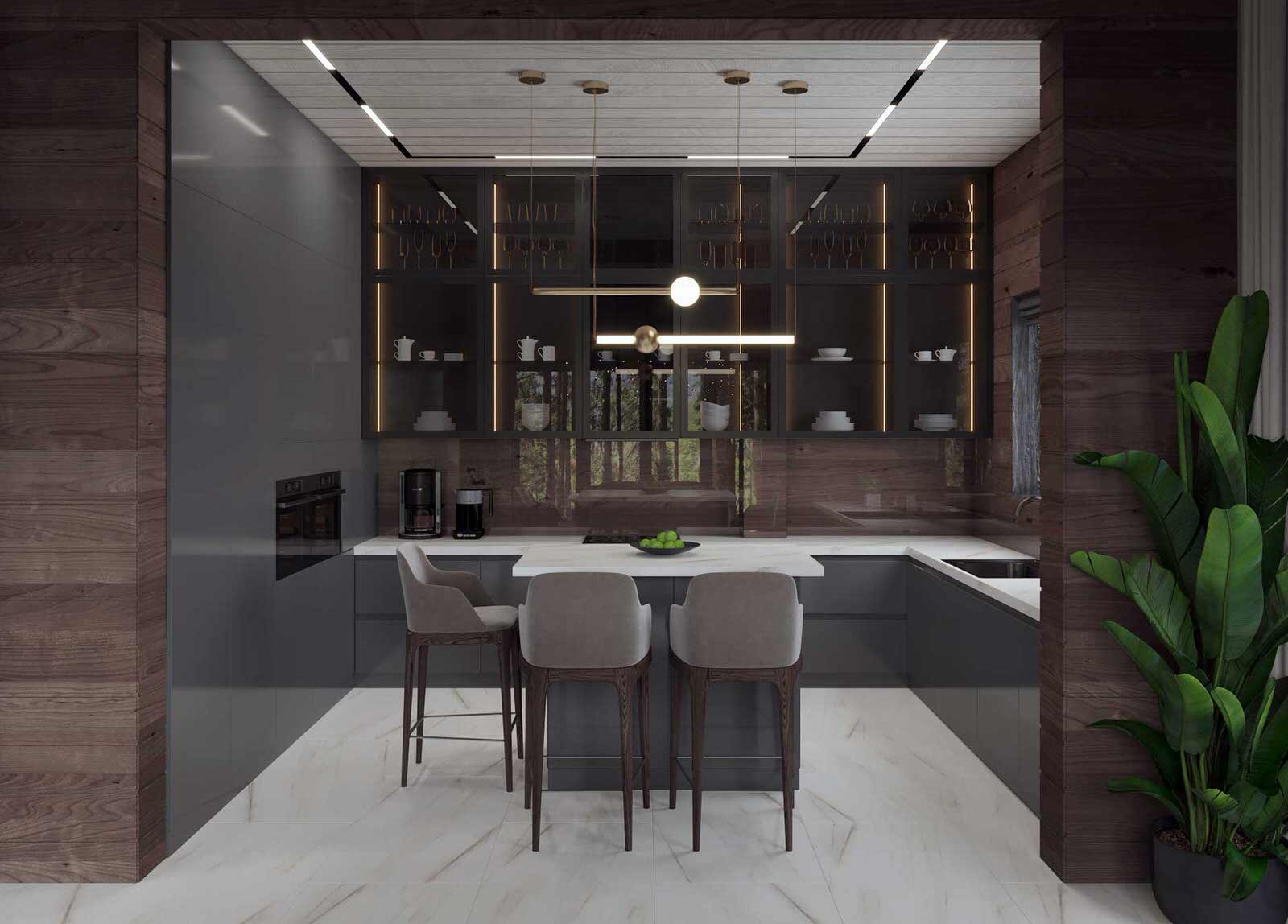 Коттедж из клееного бруса