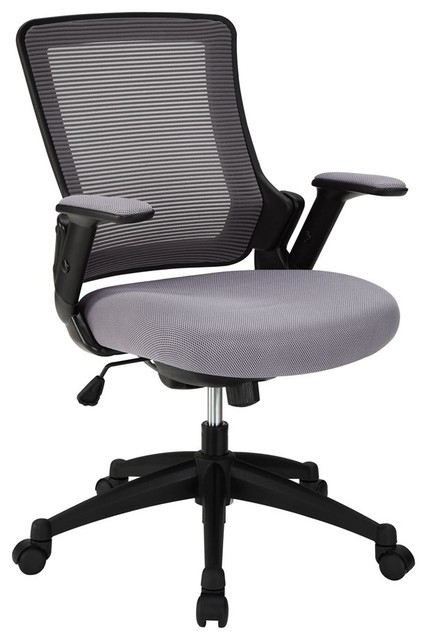 Modway Aspire Fabric Office Chair, Gray