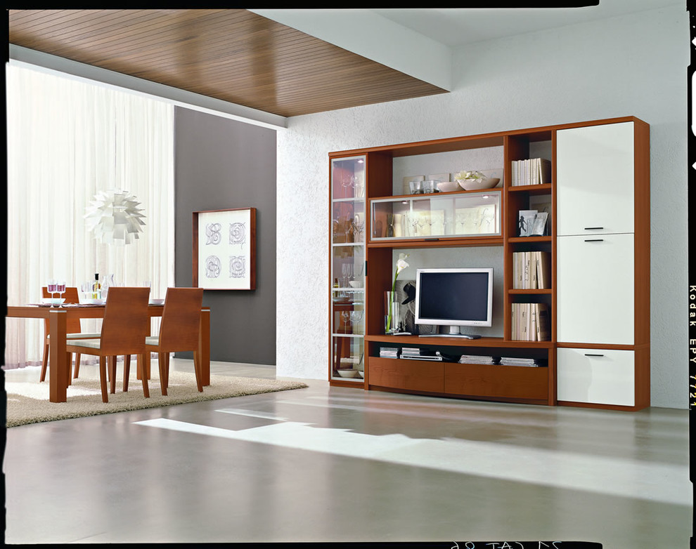 -Wall Units - Contemporary - Dining Room - Miami - by Space Design Miami