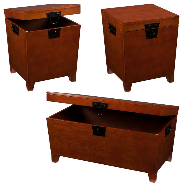 Pyramid Trunk Table Collection Decorative Trunks by HedgeApple Houzz