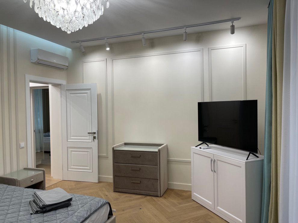 Спальни в проекте жилого дома на побережье, в г. Геленджике