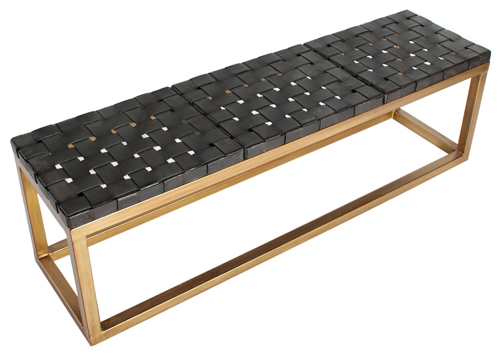 Austin Bench Contemporary Accent And Storage Benches by Sideboards and Things Houzz