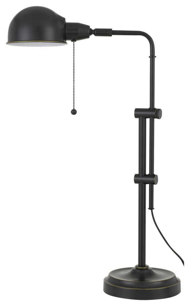 Oil Rubbed Bronze Metal Pharmacy, Desk Lamp Transitional Desk Lamps