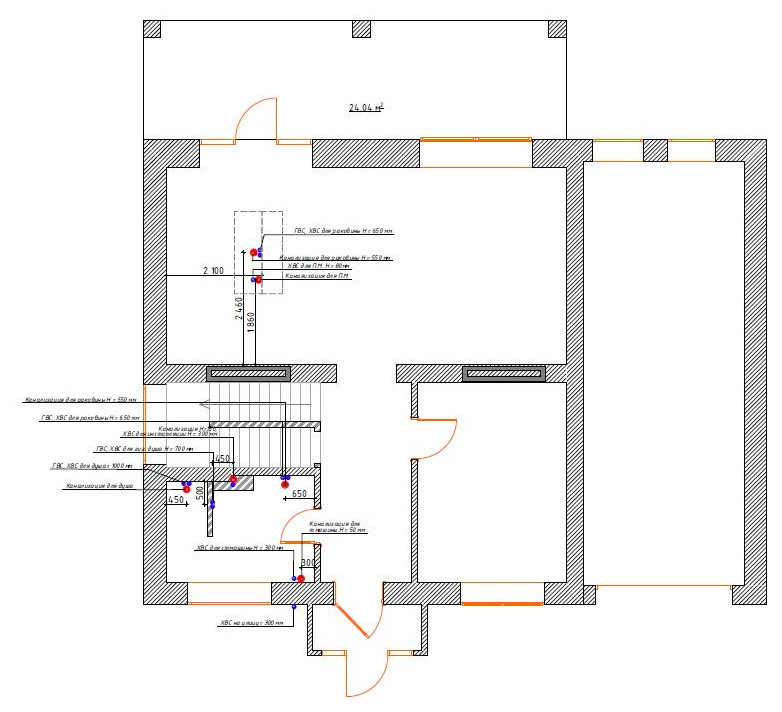 Дом 140кв.м. для взрослой пары в современном стиле с элеменами хай-тек