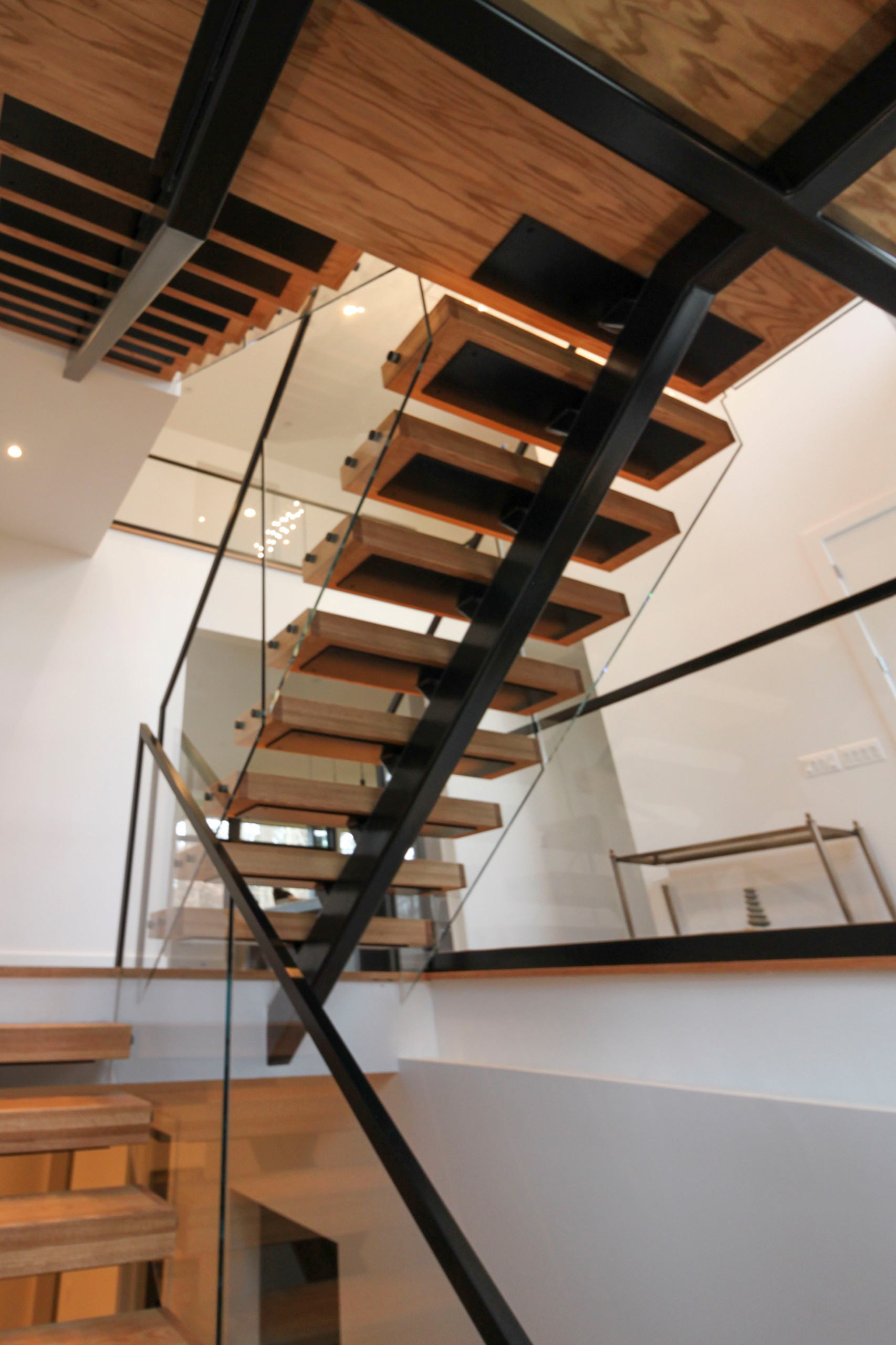98_Sun Filled Modern Staircase Surrounded by Private Forest, Clifton VA 20124