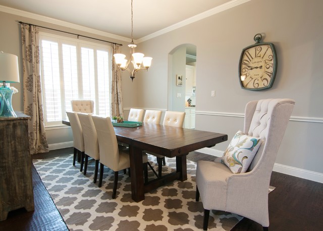Client Dining Room: Texas Project traditional-dining-room