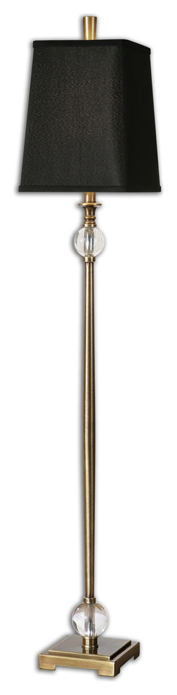 Uttermost Calabritto 1-Light Gold Floor Lamp