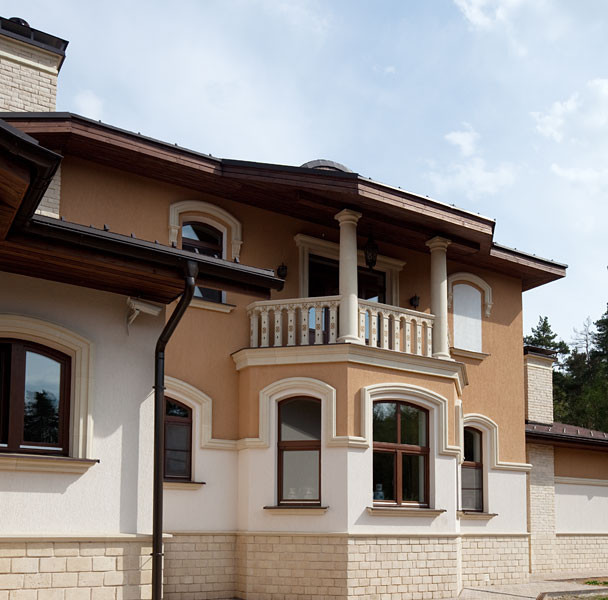 Загородный дом в стиле средиземноморской виллы