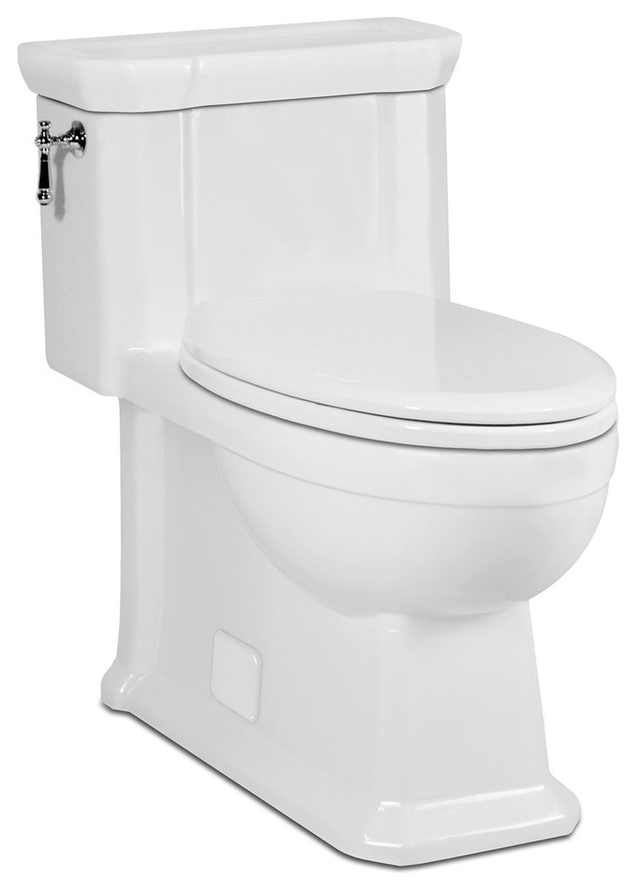 Richmond II 1P 1.28gpf Skirted Elongated Toilet Traditional Toilets by Icera USA