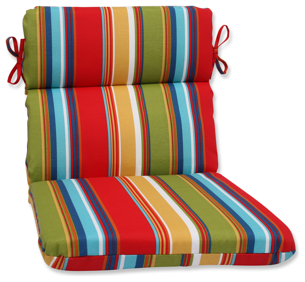 Westport Garden Rounded Corners Chair Cushion Farmhouse Seat