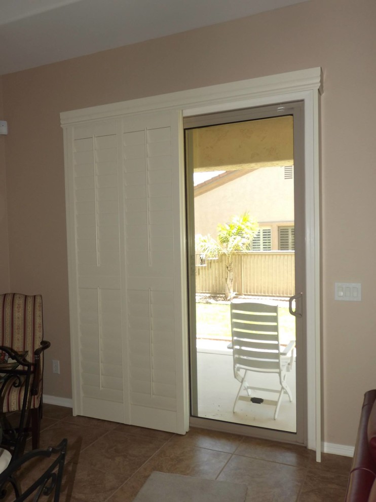 Plantation Shutters On Sliding Glass Doors Traditional Phoenix